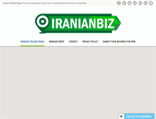 Tablet Screenshot of iranianbiz.com